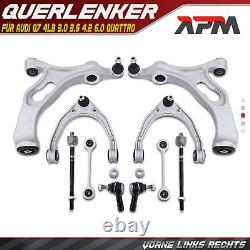 10x Kit Bras de Suspension Avant Essieu pour Audi Q7 4LB 3.0 3.6 4.2 6.0 Quattro