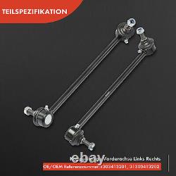 10x Kit Bras de Suspension avant Gauche Droite pour BMW X3 E83 2.0d 2.0i
