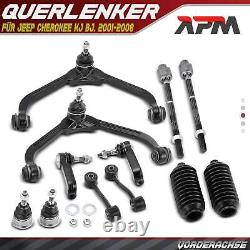 12X Ensemble De Bras De Suspension Avant Pour Jeep Cherokee KJ Année 2001-2008