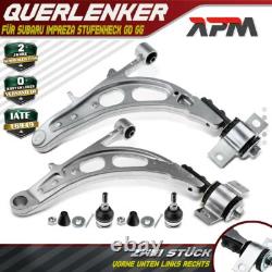 2X Bras De Suspension Avant Inférieur Pour Subaru Impreza Berline GD GG
