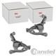 2x Nty Bras De Suspension Avant Gauche + Droit Compatible Avec Jeep Cherokee