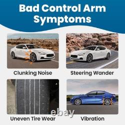 2 Bras De Suspension Avant Inférieurs For Maserati Ghibli Quattroporte 670006934