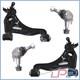 2x Bras De Suspension Avant InfÉrieur + Rotules Pour Mercedes Benz Slk R170