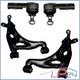 2x Bras De Suspension Avant Inférieur Gauche Droit Pour Mercedes Classe C W202