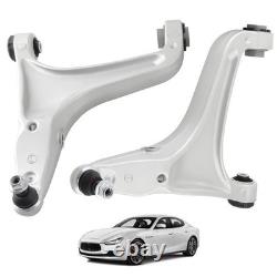 2x Bras De Suspension Avant Inférieurs For Maserati Ghibli Quattroporte 2014-22