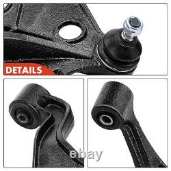 2x Bras Oscillant Rotule de Suspension Kit Avant à Gauche en Bas A Droite pour