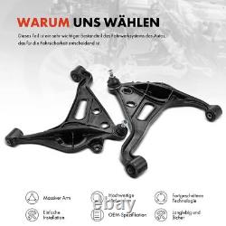 2x Bras Oscillant Rotule de Suspension Kit Avant à Gauche en Bas A Droite pour