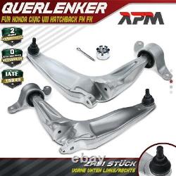 2x Bras de Commande Suspension de Roue avant Bas L+R pour Honda Civic VIII Hayon