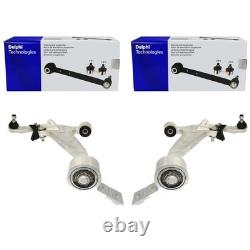 2x DELPHI Kit Bras de Suspension avant Bas Convient pour Nissan X-Trail + Droite