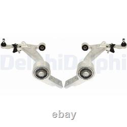 2x DELPHI Kit Bras de Suspension avant Bas Convient pour Nissan X-Trail + Droite