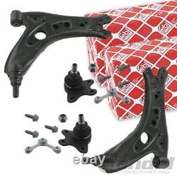 2x Febi Bras de Commande + Rotule Suspension Avant pour Skoda Fabia 1 2 Roomster