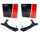 2x Maxgear Bras De Suspension En Bas Avant à Gauche + Droite Convient Pour