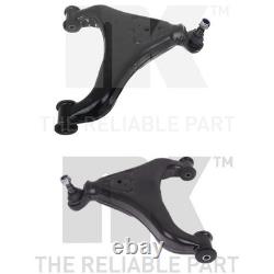 2x NK Kit Bras de Suspension Avant à Gauche + à Droite Inférieure Convient pour
