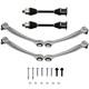 4pcs Kit Bras De Suspension Avant + 2pcs Ensembles D'essieux Cv For Audi A4