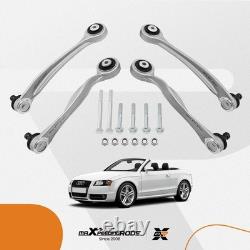 4pcs Kit Bras De Suspension Avant + 2pcs Ensembles D'essieux CV For Audi A4