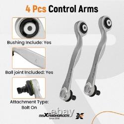 4pcs Kit Bras De Suspension Avant + 2pcs Ensembles D'essieux CV For Audi A4