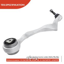 4x Bras de Suspension Avant Arrière Dessous pour BMW 1er E81 E87 3er E90 X1 E84