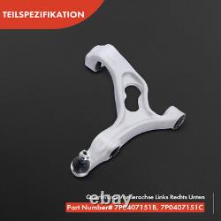 4x Bras de Suspension Avant Gauche Droite Pour Audi Q7 4LB Porsche Cayenne 92A