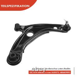 4x Kit Bras de Suspension Avant Bas pour Subaru Trezia Toyota Urbain Yaris