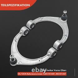 4x Kit Bras de Suspension avant Bas Haut L+R pour Porsche Panamera 970 09-13