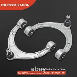 4x Kit Bras de Suspension avant Bas Haut L+R pour Porsche Panamera 970 09-13