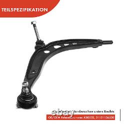 4x Triangle Bras de Suspension Avant Gauche / Droit pour BMW 3ER E36 Z3