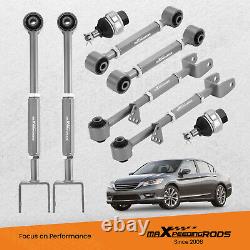 6pcs Rear Camber Control Arms Toe Kit pour Honda Accord 08-13 + Front Ball Joint