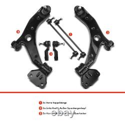 6x Kit Bras de Suspension Avant Gauche Droite pour Mazda 3 BK 5 Cw CR19 1.4 1.6