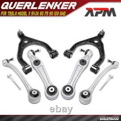 6x Kit Bras de Suspension Avant Gauche Droite pour Tesla Modèle X 5YJX 60 75 90