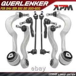 8-Teilig Kit Bras de Suspension Barre Avant pour BMW E60 2001-2010 E61 2004-2010