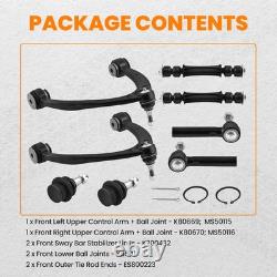 8pcs Bras De Suspension Avant For Chevrolet Silverado Avalanche Tahoe Gmc Sierra