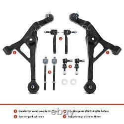 8x Kit Bras de Suspension Avant Gauche Droite Intérieur Extérieur pour Chrysler
