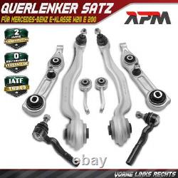 8x Kit Bras de Suspension Avant Gauche Droite pour Mercedes-Benz W211 E