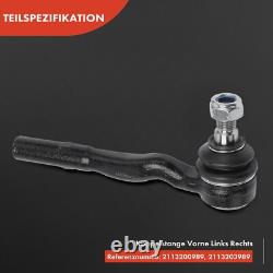 8x Kit Bras de Suspension Avant Gauche Droite pour Mercedes-Benz W211 E
