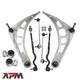 8x Kit Bras De Suspension + Barre Stab + Silent Bloc Avant Bas Pour Bmw E46 E85
