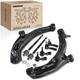 8x Kit Bras De Suspension Roue Avant Gauche Droite Pour Nissan Almera N16 00-06