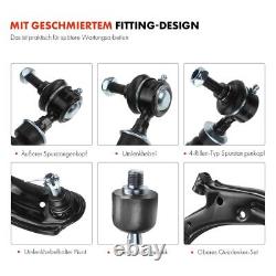 8x Kit Bras de Suspension Roue Avant Gauche Droite pour Nissan Almera N16 00-06