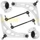 Bmw Serie 3 E46 Coupe Cabriolet Bras De Suspension Biellette Silent Bloc Avant