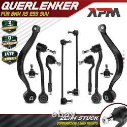 Bras De Suspension Barre Stabilisatrice Rotule Avant 10 Pièces Pour BMW X5 E53