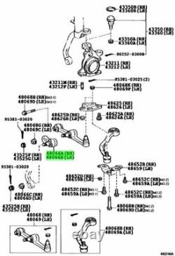 Bras de suspension avant TOYOTA 48066-12020 x2 Levin Trueno Carina E Genuine