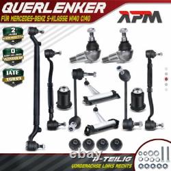 Jeu De Bras De Suspension Avant 11 Pièces Pour Mercedes-Benz Classe S W140 C140