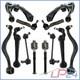 Kit Bras De Suspension Avant Complet 12 Pi&egrave;ces Pour Mazda 6 Gg Gy 02-07