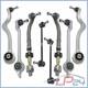 Kit Bras De Suspension Avant Pour Bmw S&eacute;rie 5 E39 8 Pi&egrave;ces + Bielle De Direction