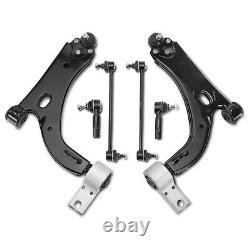 Kit Bras de Suspension 6pcs Avant Gauche Droit pour Ford Fiesta V JD JH Fusion