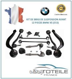 Kit Bras de suspension avant 12 pièces BMW X5 (E53) de 05/2000 à Aujourd'hui