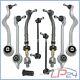 Kit Bras+rotule De Suspension+biellette Avant Complet 9 Pièces Pour Bmw 5 E39