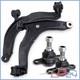 Kit De Bras De Suspension + Joints Porteurs Avant Pour Vw Transporter Bus Multiv
