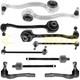 Kit Triangle Bras De Suspension Avant 10 Pieces Mercedes W203 Cl203 Coup&eacute; Sport