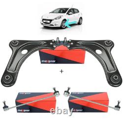 Kit Triangle Bras De Suspension Commande + Stab Pour Peugeot 208 I Ds3 C3 II III