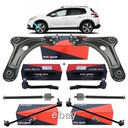 Kit Triangle Bras De Suspension Rotule Biellette Barre Stab Pour Peugeot 2008 I